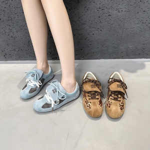 Baskets de sport décontractées <span class=keywords><strong>pour</strong></span> <span class=keywords><strong>femmes</strong></span>, motif léopard, style allemand, nouvelle collection 2026, rétro et tendance, en maille respirante - Product Image 3