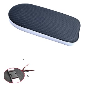 Cojín para asiento de bicicleta, color negro y plateado, cómoda almohadilla para portaequipajes trasero, accesorio para sillín de bicicleta de montaña para niños - Product Image 5