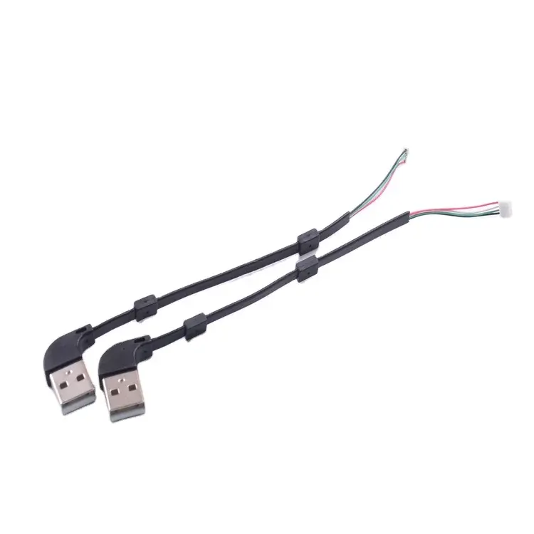 Personalizado usb cabo de carregamento usb am para ph1.25 4pin Conector Com localização pin Flat Cable para computador dispositivo de rede
