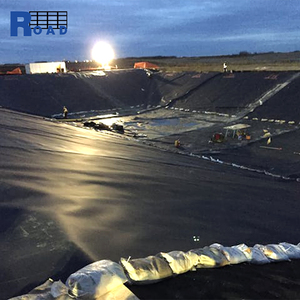 Revestimiento de estanque de Geomembrana amigable con la instalación negra de 0,5mm-2mm, diseño Industrial para pecera, EPDM, PVC, LLDPE, presa de revestimiento de MM-2mm - Product Image 1