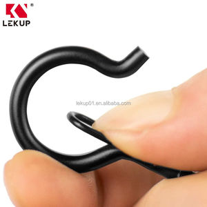 <span class=keywords><strong>Q</strong></span>-Móc Áo Cup Mắt Móc Với An Toàn Khóa Kim Loại <span class=keywords><strong>Q</strong></span> Móc Treo Trần Móc Vít Giáng Sinh Ánh Sáng Móc Cho Ngoài Trời Chuỗi Đèn - Product Image 3