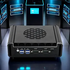 Công nghiệp Mini PC 4300U 4600U I7 i5 4th Intel Core Windows máy chủ công nghiệp không quạt ai cạnh chống bụi SSD DDR4 AU cắm New <span class=keywords><strong>DDR3</strong></span> - Product Image 1