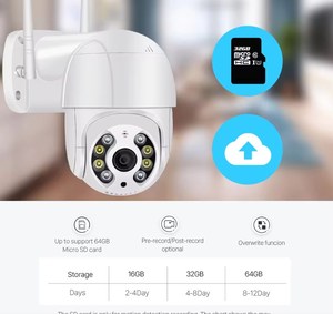 กล้องรักษาความปลอดภัยภายในบ้าน 1080p 8MP ไวไฟ กล้องวงจรปิดกลางคืน กล้องวงจรปิดภายนอกขนาดเล็ก กล้องวิดีโอไวไฟ ไอพีแคมไวไฟ - Product Image 3