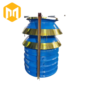 Nuevas piezas de trituradora de cono de acero con alto contenido de manganeso HP100 cóncavas () y manto para minería de mineral MOQ de una sola pieza - Product Image 6