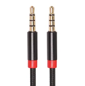 4-poliges TRRS Audio Aux-Buchsen kabel 3,5-mm-Audiokabel von Stecker zu Stecker
