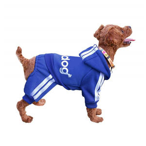 Üretici toptan klasik kış yavru Hoodie köpek kedi için dört bacaklar Pet köpek giysileri - Product Image 5