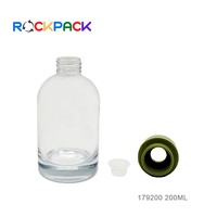 Diffuseur de parfum en verre pour la maison, 200 ml, bouteilles d'aromathérapie avec couvercle en plastique