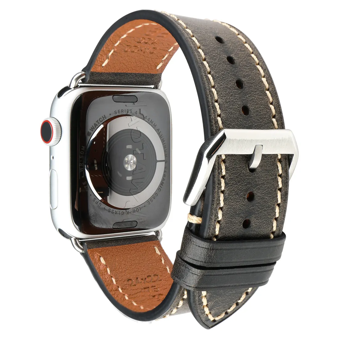 Amazon Best Seller Full Grain Leather Watch Strap for Apple Watch Leather Band Series 6 SE 5 4 iWatch Strap 38 40 42 44 mm