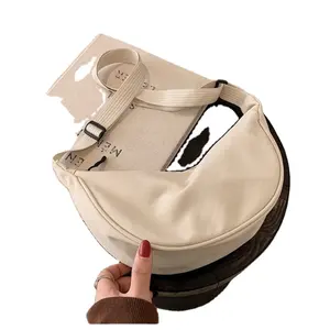 New Arrival Unisex Version Couple Style Colorful Waterproof Nylon Chest Bag Crossbody Saddle Bag Messenger Shoulder Bag