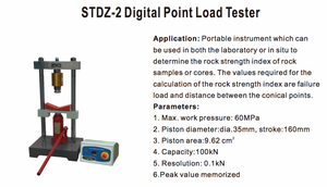Probador de Carga Puntual Digital Portátil para Pruebas de Resistencia de Materiales de Hormigón y Roca - Product Image 3
