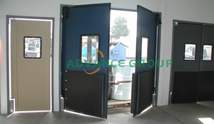 Nhà hàng kho lưu lượng truy cập Swinging cửa tác động cửa cho chế biến thực phẩm thương mại nhà bếp giao thông cửa - Product Image 5