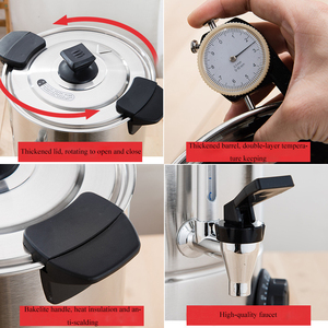 25L Electric Soy Wax <strong>Beeswax</strong> Making Pot Barrel Double Layer Wax Heater Operate Easy Wax Melters Machine for DIY <strong>Candle</strong> Making - Product Image 6