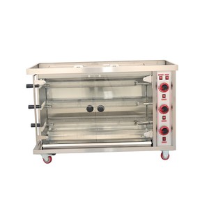 Asador Giratorio de 2-8 Varillas, Horno Comercial para Pollo Asado, a Gas y Electricidad - Product Image 1