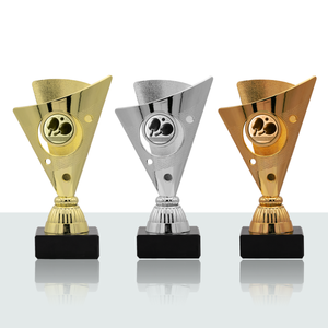 Trofeo di Tennis Tavolo Phil 15,5 cm argento - Product Image 1