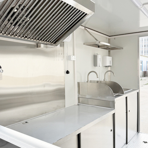 รถบรรทุกอาหารเคลื่อนที่พร้อมอุปกรณ์ครัวเต็มรูปแบบเตาอบพิซซ่าเคลื่อนที่ได้ไอศกรีมเบเกอรี่ขนาดเล็ก - Product Image 3