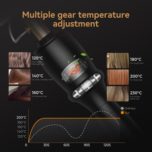 Eléctrico 450 ° Plancha de Pelo Anti-Quemaduras con Calentamiento Rápido, Peine Caliente de Cobre 3 en 1 para Pelucas y Cepillo Alisador de Cabello Natural - Product Image 4