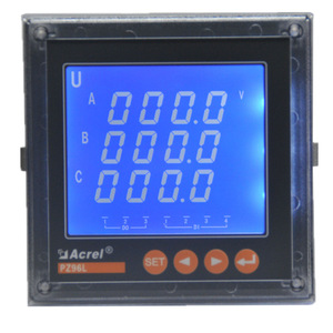 Acrel PZ72-AV3 Three Phase AC Voltmeter LCD Display 5A 220V IP65 Voltage Measurement - Product Image 1