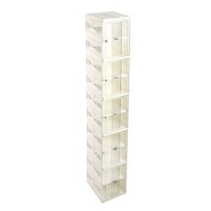 Installation-free Foldable Plastic Sneaker Storage Box