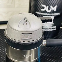 Yüksek kaliteli orijinal alman Dum nargile kurulum Shisha Set Mini taşınabilir küçük boy seyahat araba sigara kamp plaj nargile Chicha