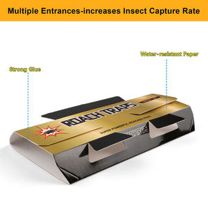 Perangkap Kecoa Kertas Padat Sekali Pakai Ramah Lingkungan Efisiensi Tinggi yang Dapat Disesuaikan, Umpan Penarik Tidak Beracun - untuk Pengendalian Hama Rumah Tangga - Product Image 3