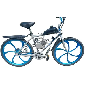 二冲程80cc 60cc汽油发动机套件自行车机动电机二冲程自行车发动机