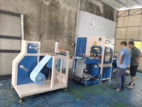 Machine de fabrication de porte-cartes d'identité en PVC souple HF, machine de soudage haute fréquence automatique
