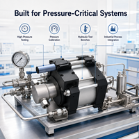 Pompe à gaz pneumatique personnalisable en acier inoxydable haute pression Jingyang Industrial A16QT - Pompe à piston à deux étages