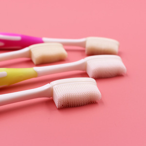 แปรงสีฟันขนนุ่มไนลอนแบบด้ามจับกันลื่น สำหรับผู้ใหญ่ ใช้ในบ้าน - Product Image 5