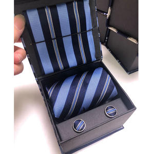 Cravates en soie pour les hommes, design classique, cravate en Jacquard tressée, 100% véritable soie mûre, offre spéciale - Product Image 1