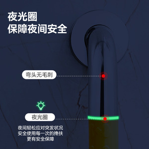 ราวจับสแตนเลส 110 มม. ดีไซน์ทันสมัยกันลื่นเพื่อความปลอดภัยในห้องน้ำ - Product Image 1