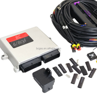 Kit de conversion de gaz pour voiture BCgas Autogas, système d'injection séquentielle, unité de commande électrique CNG GPL, 2568D 6 cylindres 8 cylindres, certifié ISO