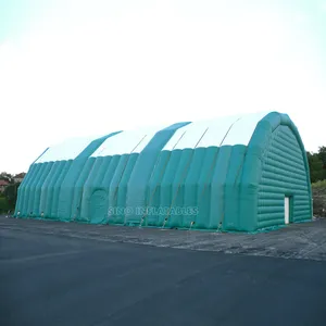 中国広州のSino Inflatablesのスポーツ遊び場用ドア付き20x12m商業用巨大テントインフレータブルスポーツホール