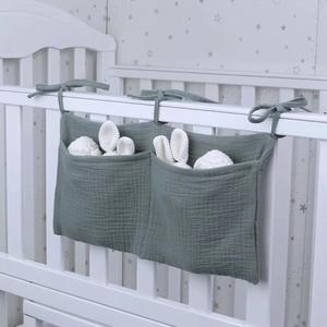 Bolsa de Almacenamiento Portátil para Cuna de Bebé, Organizador de Pañales Multifuncional, Bolsa de Pañales para la Cabecera de la Cama de Recién Nacidos, para Artículos de Bebé y Ropa de Cama - Product Image 2
