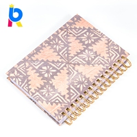Cuaderno Ecológico Personalizado de Alta Calidad con Doble Espiral para Diario Creativo, Cubierta con Grabado, Fabricante, Venta al Por Mayor