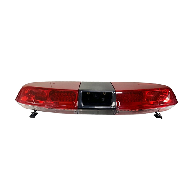 Factory Price Egg Shape Ambulance Light bar Red LED Emergency Warning Light Bar with Built in Speaker Siren