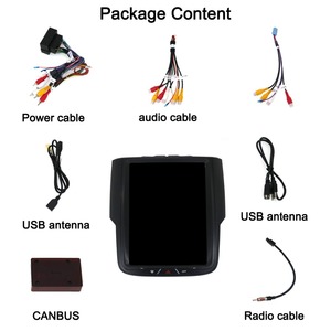 Henmall Android 2Din Vertical Rádio Do Carro Navegação Do Carro DVD <span class=keywords><strong>Player</strong></span> Estéreo para Dodge RAM 1500 2008-2019 - Product Image 6