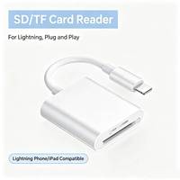 Lector de Tarjetas Multi Interfaz USB C OTG, Adaptador de Tarjetas de Memoria SD TF, Compatible con Tablets y Móviles Android
