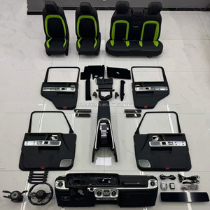 Kit Interno Nuovo di Zecca da <span class=keywords><strong>W463</strong></span> a W465 per Mercedes Benz <span class=keywords><strong>Classe</strong></span> <span class=keywords><strong>G</strong></span>, Schermo LCD Cruscotto, Pannelli Porta, Sedili Auto - Product Image 6