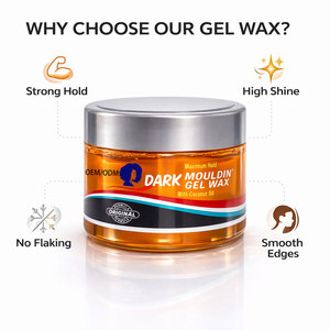 Non Flaking Tea Tree Oil <b>Medium</b> Hold Texturizing Hair Gel & Wax with All Natural Ingredients Fast Drying for Unisex - Product Image 2