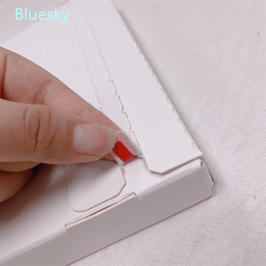 Caja de papel corrugado exprés personalizada de fábrica al por mayor <span class=keywords><strong>Cajas</strong></span> de Regalo plegables recicladas <span class=keywords><strong>cajas</strong></span> de correo rosa de tela de envío - Product Image 5