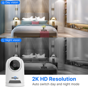 Cámara de Seguridad CCTV Hiseeu 1080P con Seguimiento Automático y Visión Nocturna para Interiores, Cámara PTZ FH2C para Bebés - Product Image 2