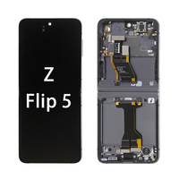 ASSELTE para Samsung Z Flip 5, Pantalla Táctil LCD Super AMOLED Original Interna con Digitalizador y Marco, 3 Años de Garantía