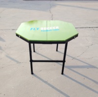 Table de football octogonale pliable et mobile pour l'extérieur – Divertissement