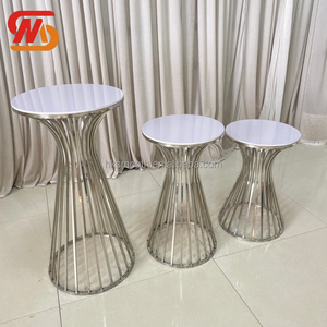 SMOOTH Stainless Steel Cake Base Customized Dessert <b>Table</b> for Wedding <b>Party</b> <b>Decoration</b> - Product Image 3