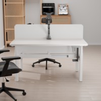Bureau de travail électrique moderne assis-debout, cadre en fer durable, table d'étude réglable en hauteur avec capacité de 120 kg