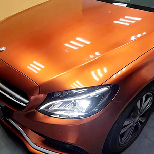 <span class=keywords><strong>Aurora</strong></span> Satin Chrome Matte Self-Healing PVC PPF Película de protección de pintura Anti-Scratch Automotive Vinyl Wrap Película de rollo de dureza suave - Product Image 2