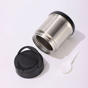 304 Stainless Steel Insulated <b>Lunch</b> <b>Box</b> with Handle 350ml 500ml Portable Food Jar Vacuum Insulated Food Container for Outdoor - Product Image 1