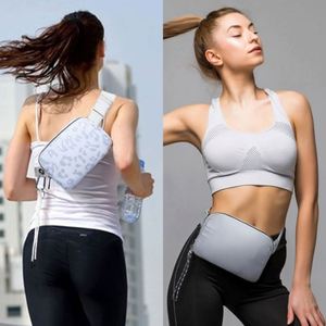 Fashion Metal Zipper Crossbody Sport <b>Gym</b> Women Chest <b>Bag</b> <b>Mini</b> Lu Lu Waist <b>Bag</b> Fanny Pack with Custom Logo - Product Image 2