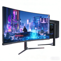 Moniteur OEM 34 pouces 4K incurvé 120 Hz 165 Hz écran large pour PC, moniteur incurvé pour jeux PC, écran d'ordinateur LCD avec HDR