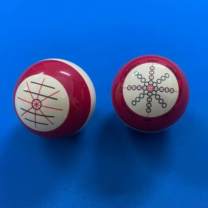 Hongjie <span class=keywords><strong>billar</strong></span> 57,2mm Bola de entrenamiento roja y blanca bola de <span class=keywords><strong>billar</strong></span> Cue <span class=keywords><strong>Ball</strong></span> accesorios de <span class=keywords><strong>billar</strong></span> - Product Image 1